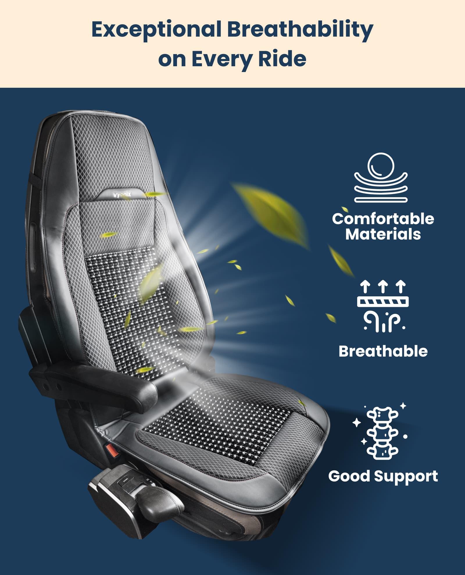 Pro Comfort Beaded Seat Cover for Semi Trucks – Cool, Comfortable & Durable