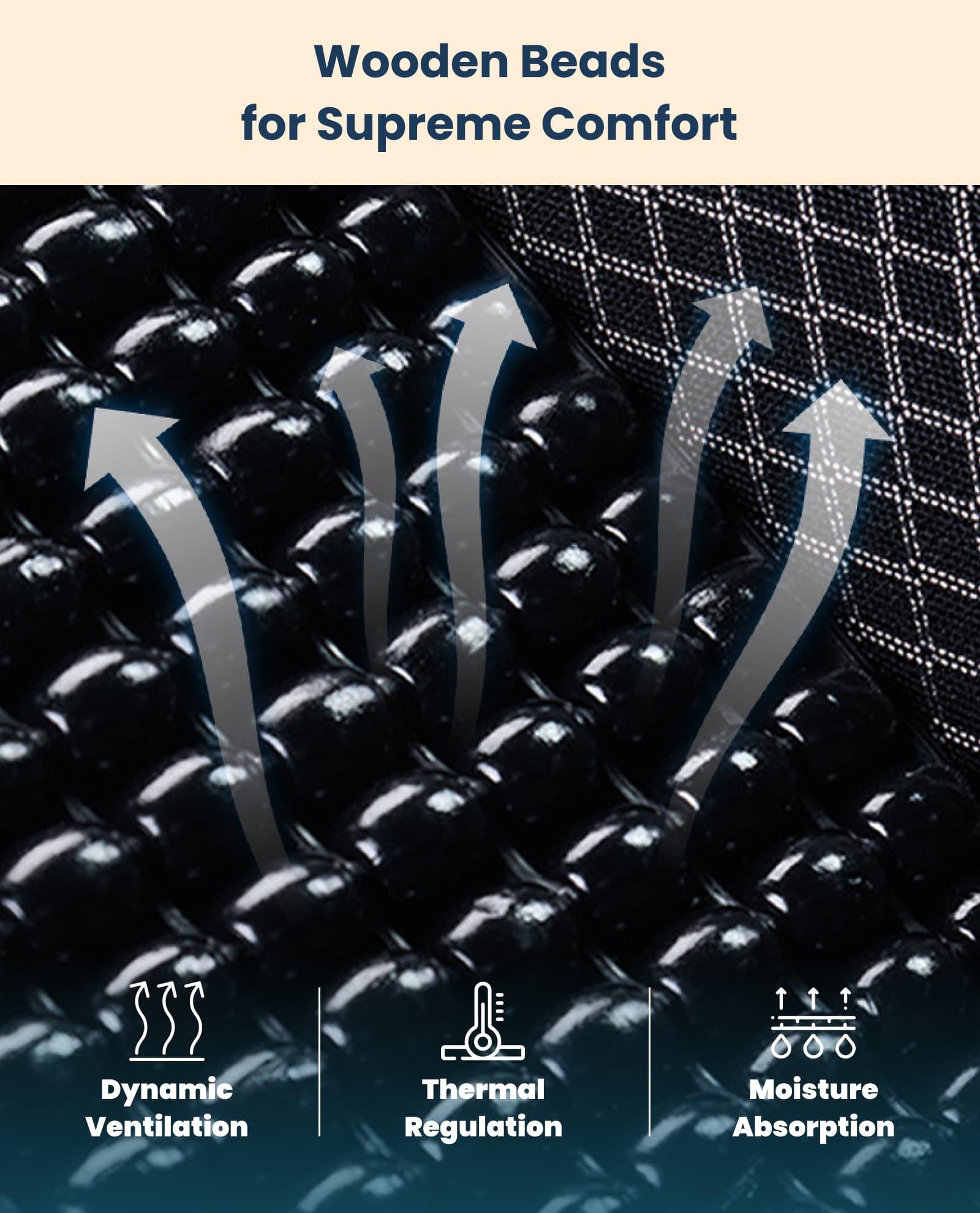 Pro Comfort Beaded Seat Cover for Semi Trucks – Cool, Comfortable & Durable