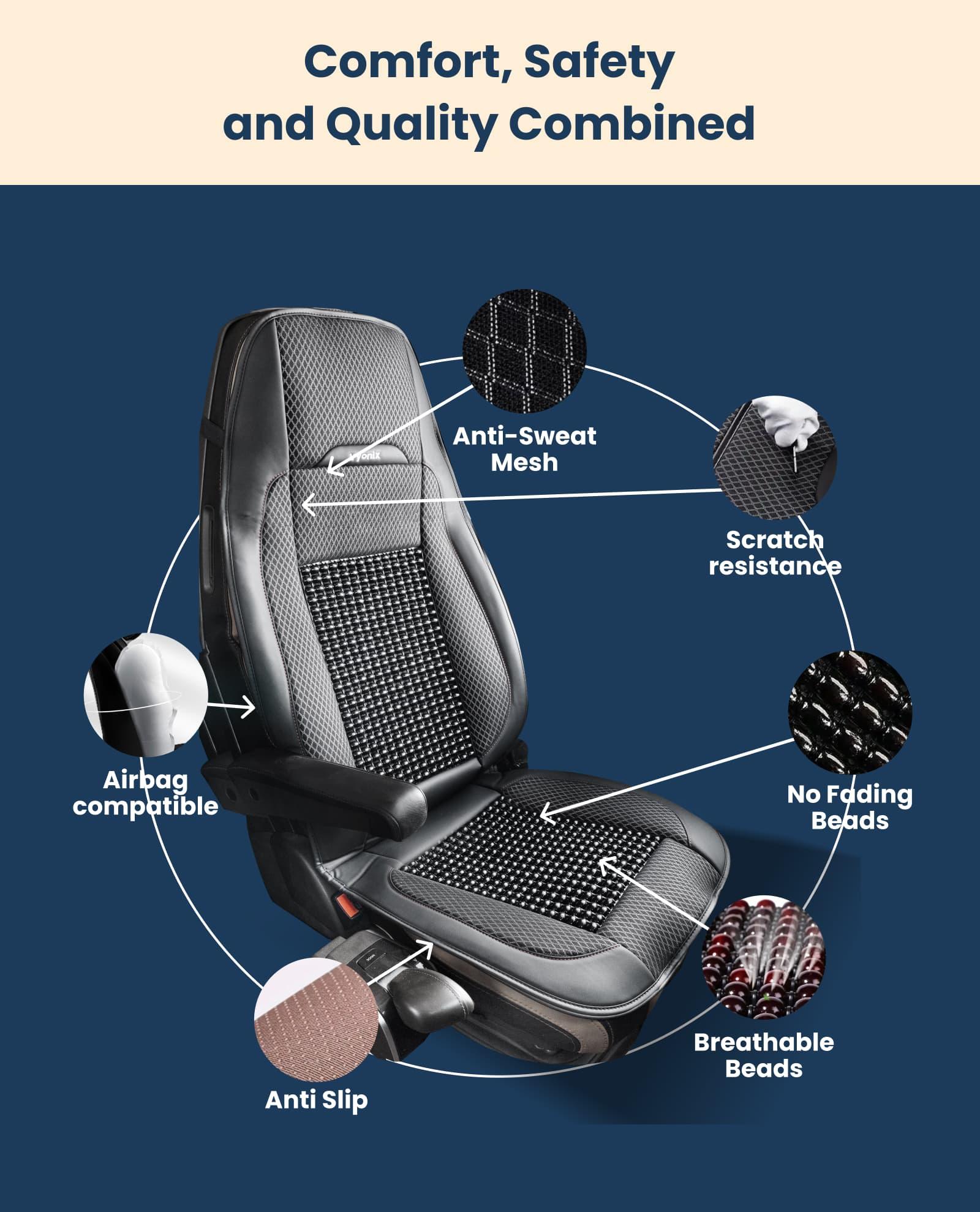 Pro Comfort Beaded Seat Cover for Semi Trucks – Cool, Comfortable & Durable