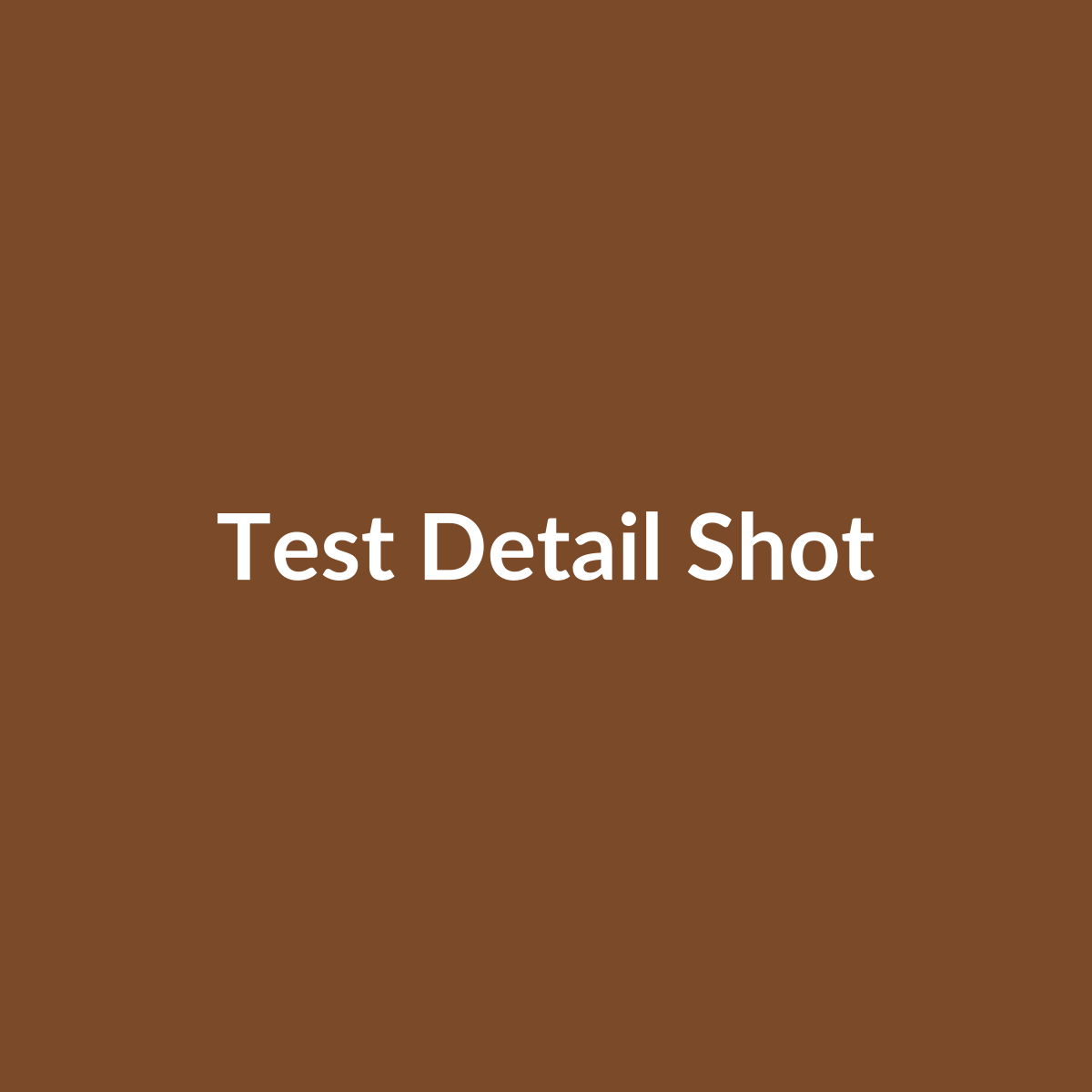 Test product placeholder — detail shot