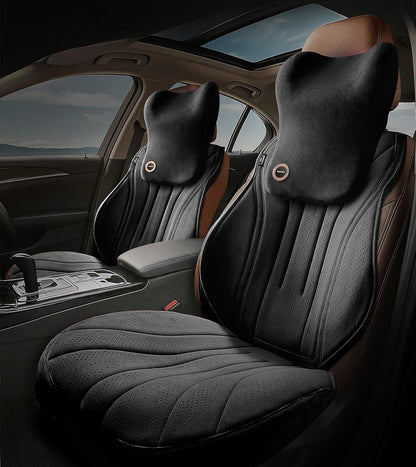 Vyonix Perforated Suede Seat Cushion for Cars