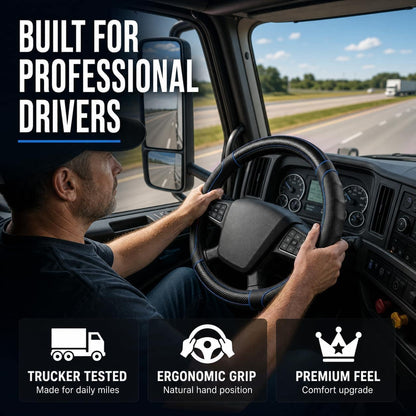 Vyonix 18 Inch Steering Wheel Cover for Semi Trucks